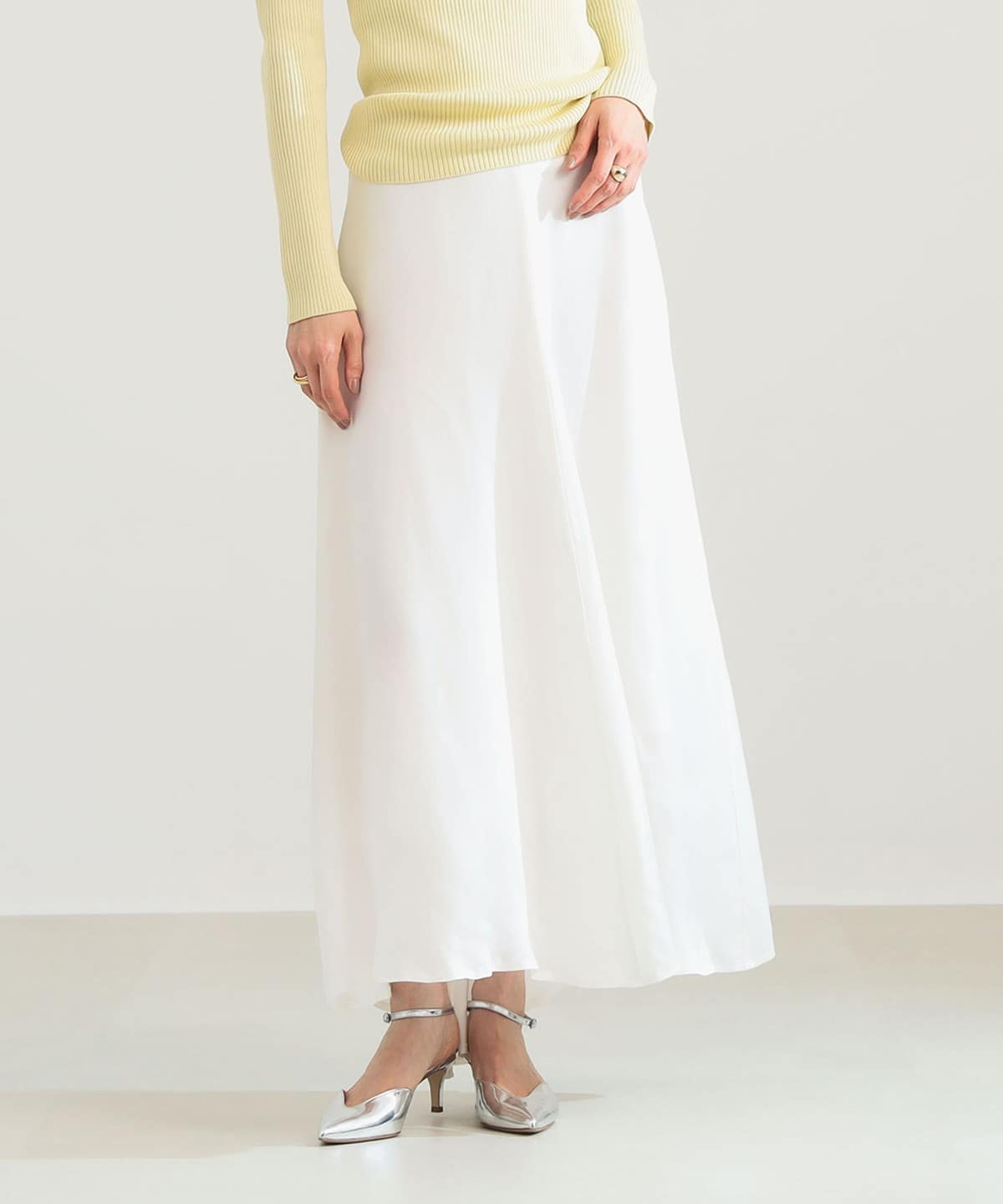 Demi-Luxe BEAMS（デミルクス ビームス）フィブリル フレアスカート