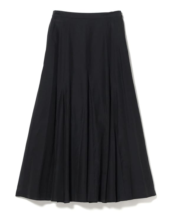 Cotton Acetate Flared Skirt