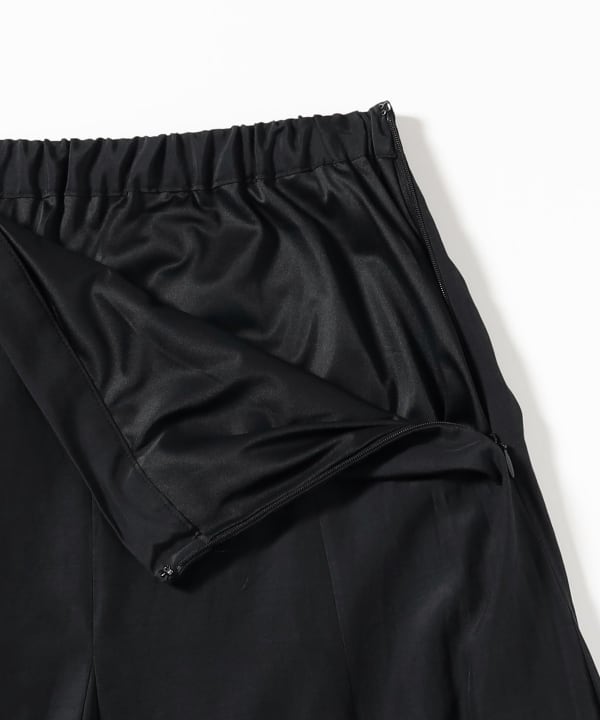 Cotton Acetate Flared Skirt