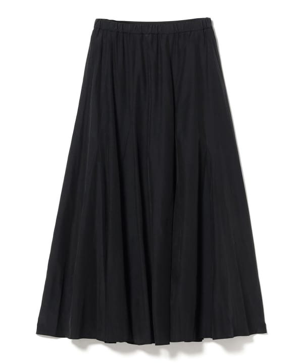 Cotton Acetate Flared Skirt