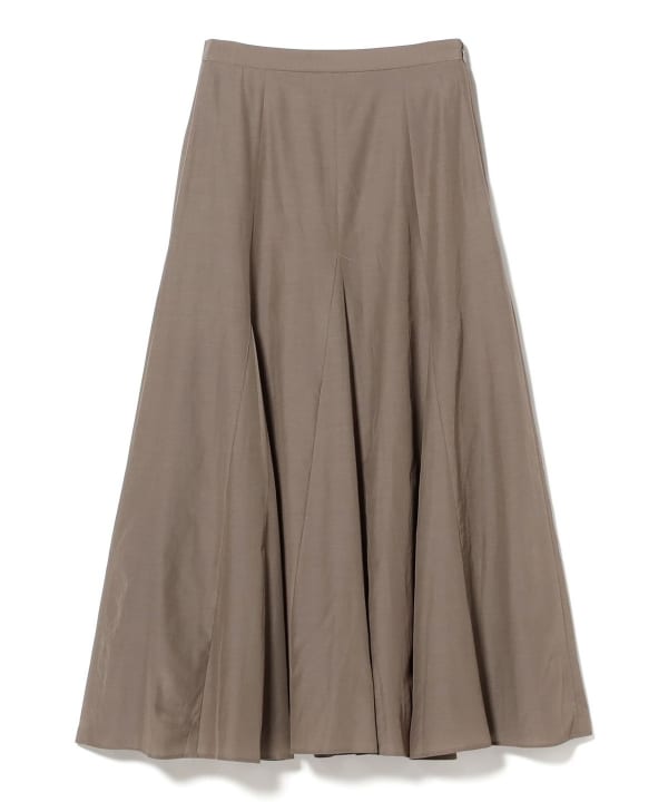 Cotton Acetate Flared Skirt