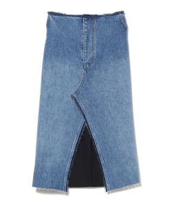 LITKOVSKA / デニム ウール ミディスカート