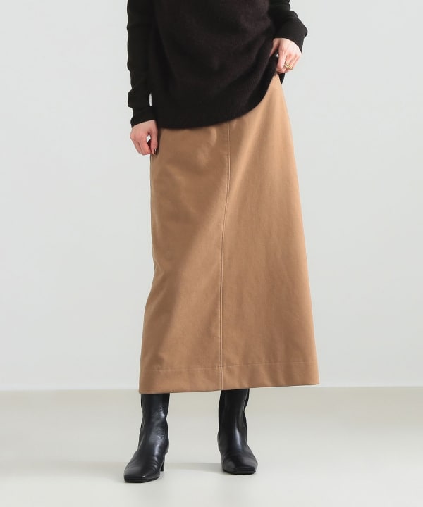 フェイクスエード スカート Model：H171 B80 W58 H86　Size：38