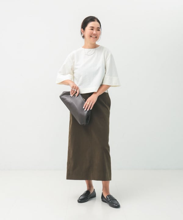 フェイクスエード スカート BEAMS STAFF：H162　Size：38