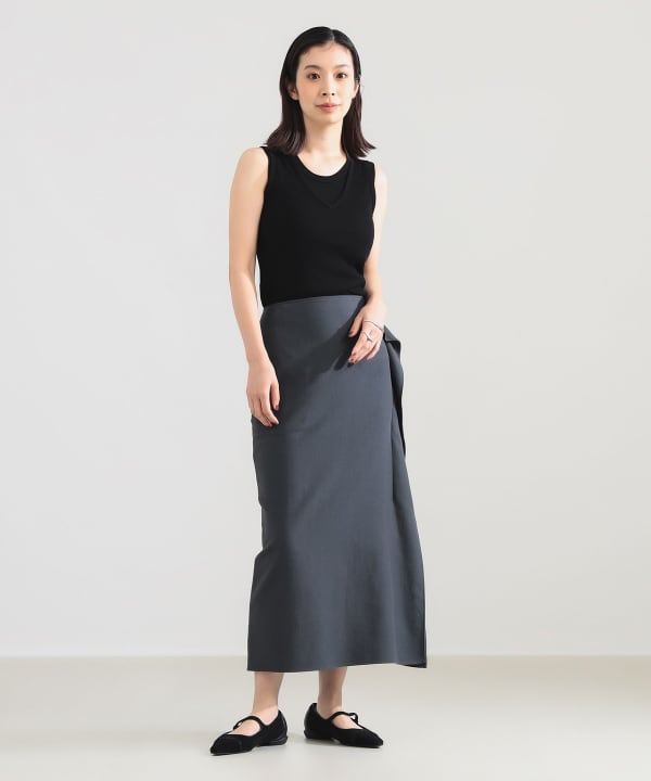 【+10%ポイントUP】AK+1 / ウィンター コットン スカート Model：H165　Size：38
