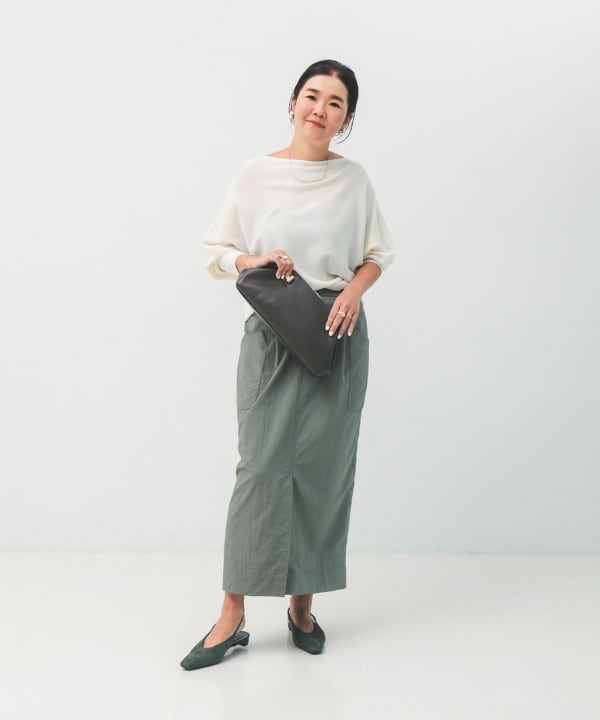 エディター東原妙子 × Demi-Luxe BEAMS / ライトウェイト スカート. BEAMS STAFF：H162　Size：38