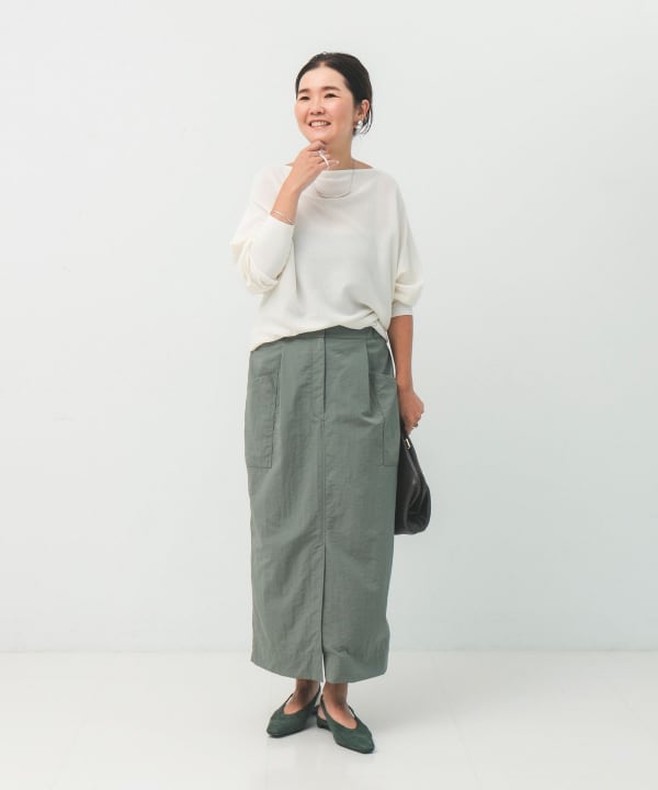 エディター東原妙子 × Demi-Luxe BEAMS / ライトウェイト スカート. BEAMS STAFF：H162　Size：38
