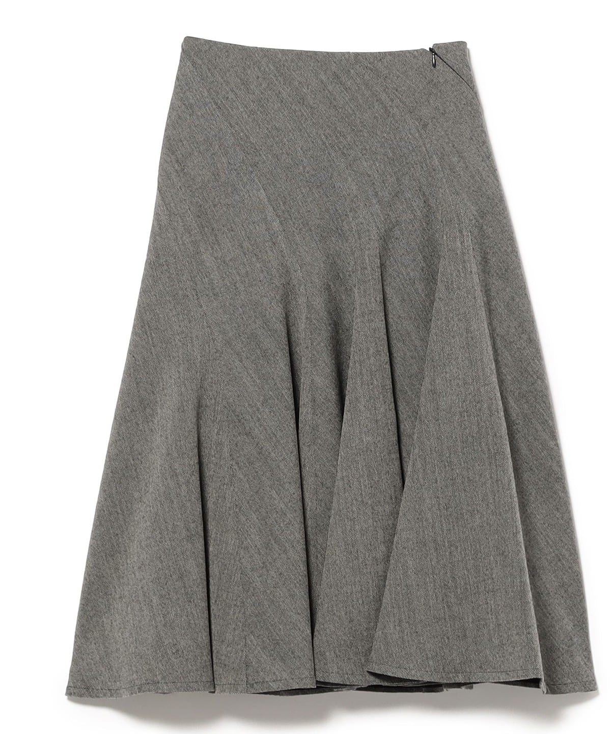 美品 アルベルタフェレッティ ウールフレアスカート グレー I38*YC1563 BEAMS SELECTION for WOMEN（ビームス セレクション for ウィメン