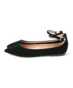 CALZAIVOLI FIORENTINI / ベルベット フラットパンプス