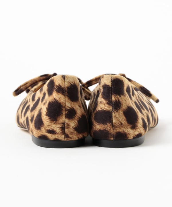 【未使用】36.5/23.5cmレオパードバレエシューズPIPPICHIC PIPPICHICのレオパード柄バレエシューズ【STANDARD BOOK 2023Autumn