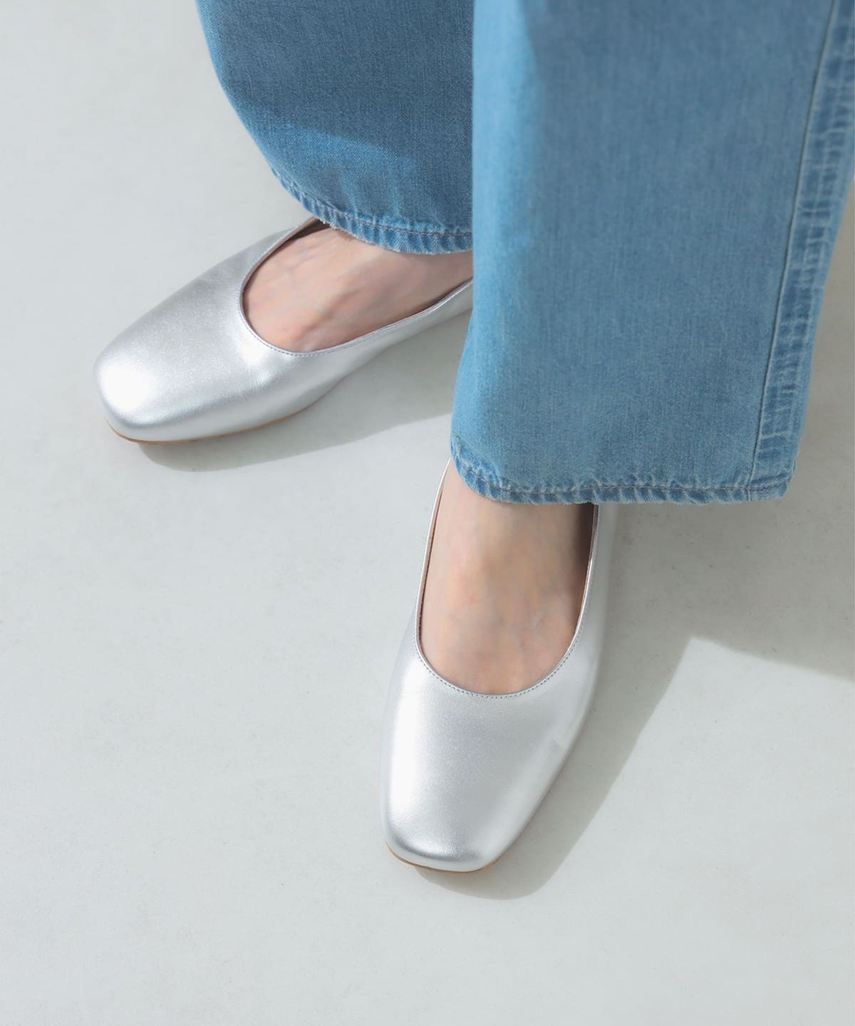 フラット パンプス シューズ WOMEN SILVER 37 フラット パンプス シューズ WOMEN SILVER 37