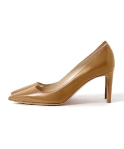 PELLICO / スムース セットバックヒールパンプス CAMEL