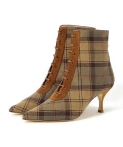 NEBULONI E / チェックレースアップブーツ