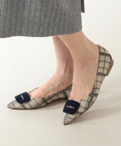 PELLICO / ANELLI FIBBIA フラットパンプス