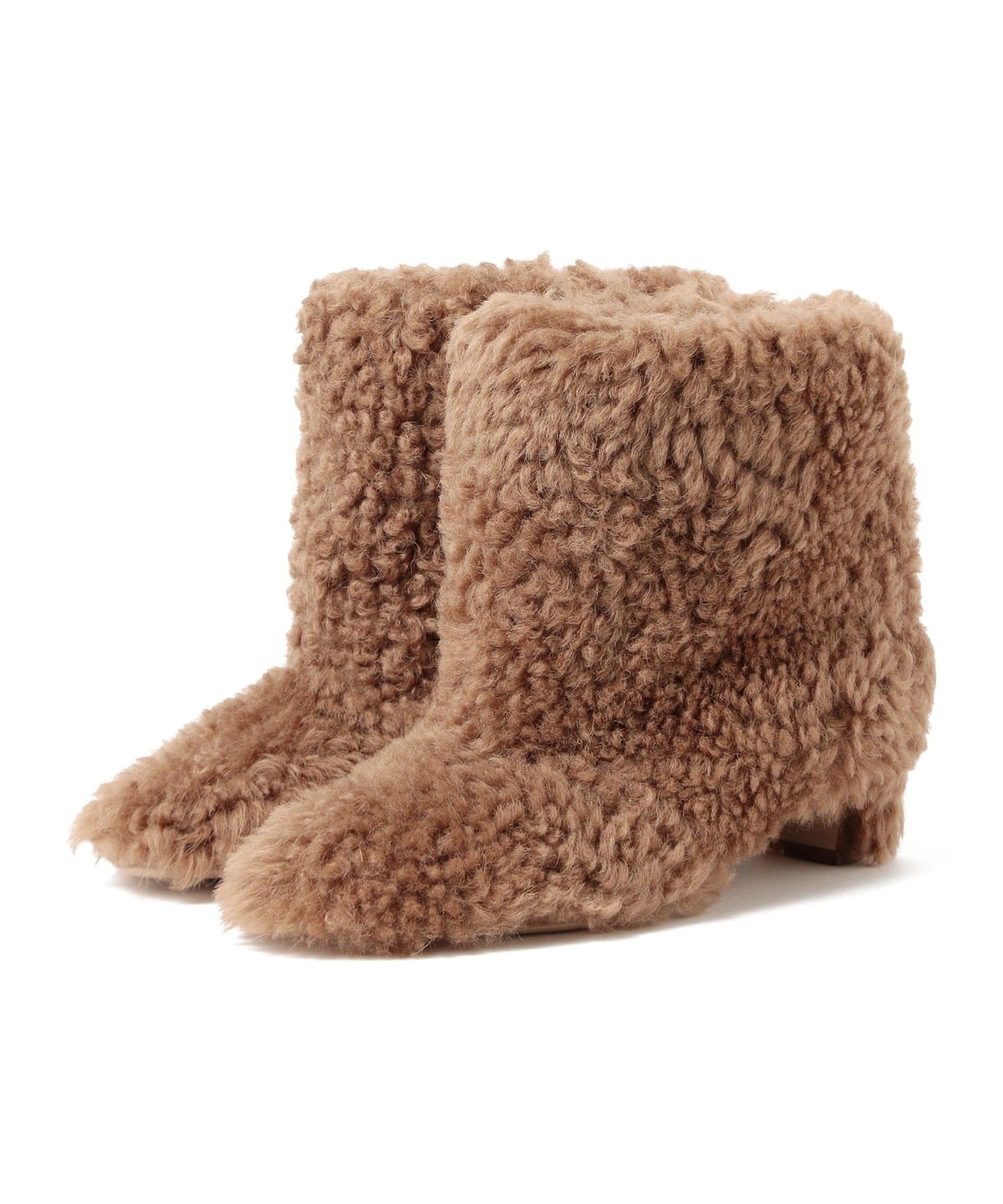 NEBULONI E. ネブローニ / ボア ショートブーツ シューズ WOMEN BEIGE 37 NEBULONI E. ネブローニ / ボア ショートブーツ シューズ WOMEN BEIGE 37