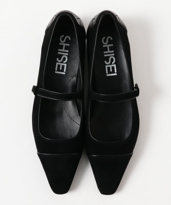 SHISEI / CHISEL TOE BICOLOR メリージェーン パンプス