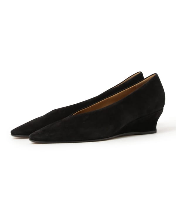 【別注】PELLICO × Demi-Luxe BEAMS / Vカット スエード パンプス