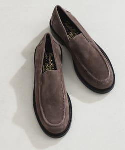 【別注】CASTELLANO / GRETA LONDON スエード ハイヴァンプ ローファー