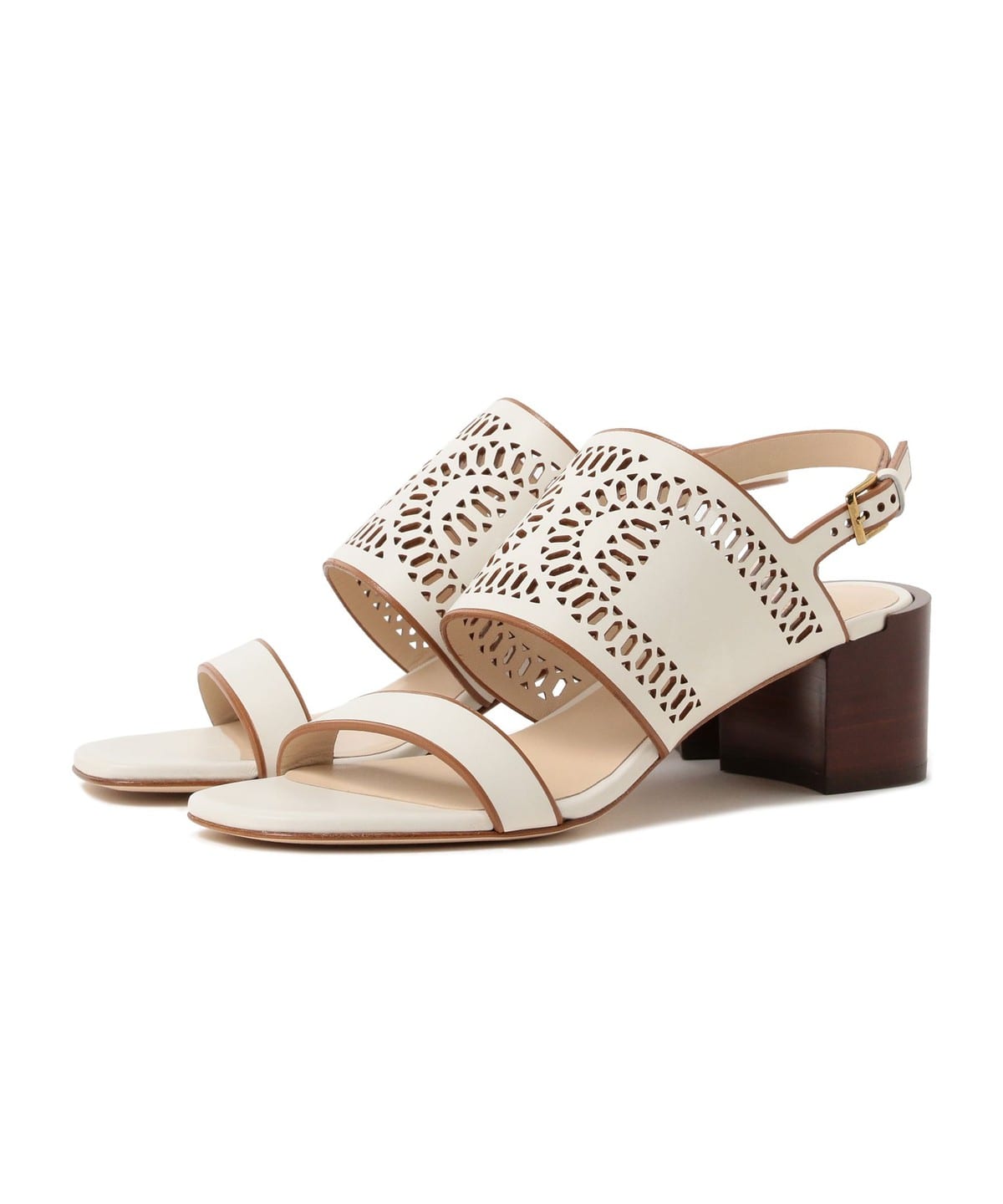 TOD'S / カットワーク バックストラップサンダル シューズ WOMEN YOGURT 35 TOD'S / カットワーク バックストラップサンダル シューズ WOMEN YOGURT 35