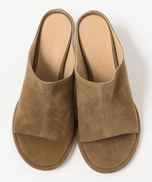 BRENTELLA スエードミュール 37サイズ ¥64,900 EFFE BEAMS（エッフェ ビームス）BRENTELLA / VIRNA スエード