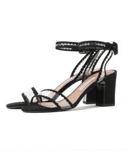 Tabitha Simmons / PVCコンビ ヒールサンダル