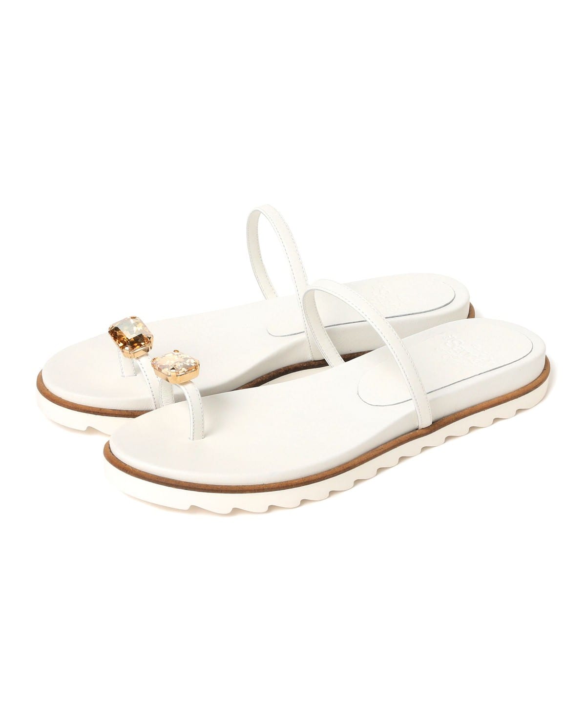 IL SANDALO OF CAPRI イルサンダロオブカプリ / リング サンダル シューズ WOMEN WHITE 38 IL SANDALO OF CAPRI イルサンダロオブカプリ / リング サンダル シューズ WOMEN WHITE 38
