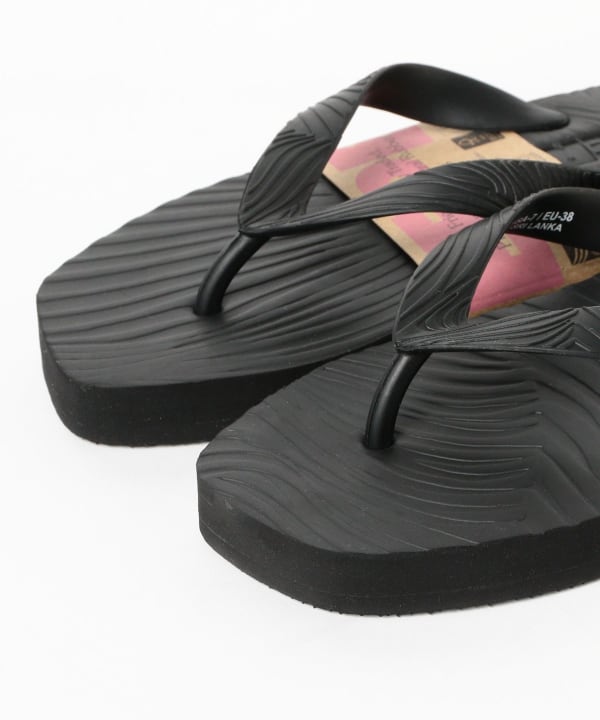 デミルクスビームス　スクエアパフサンダル .M Demi-Luxe BEAMS（デミルクス ビームス）スクエアパフサンダル