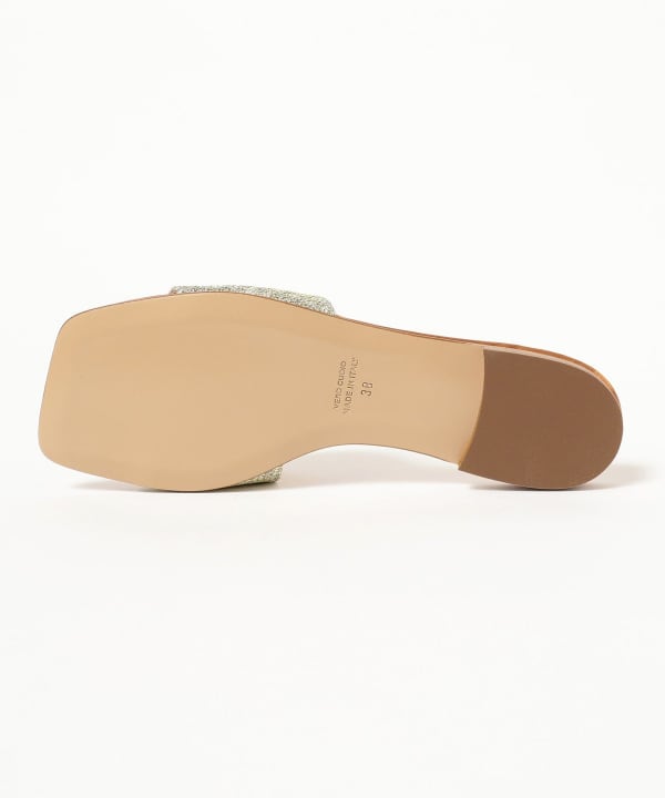 BEAMS luxe 別注 ネブローニ 赤フラットサンダル