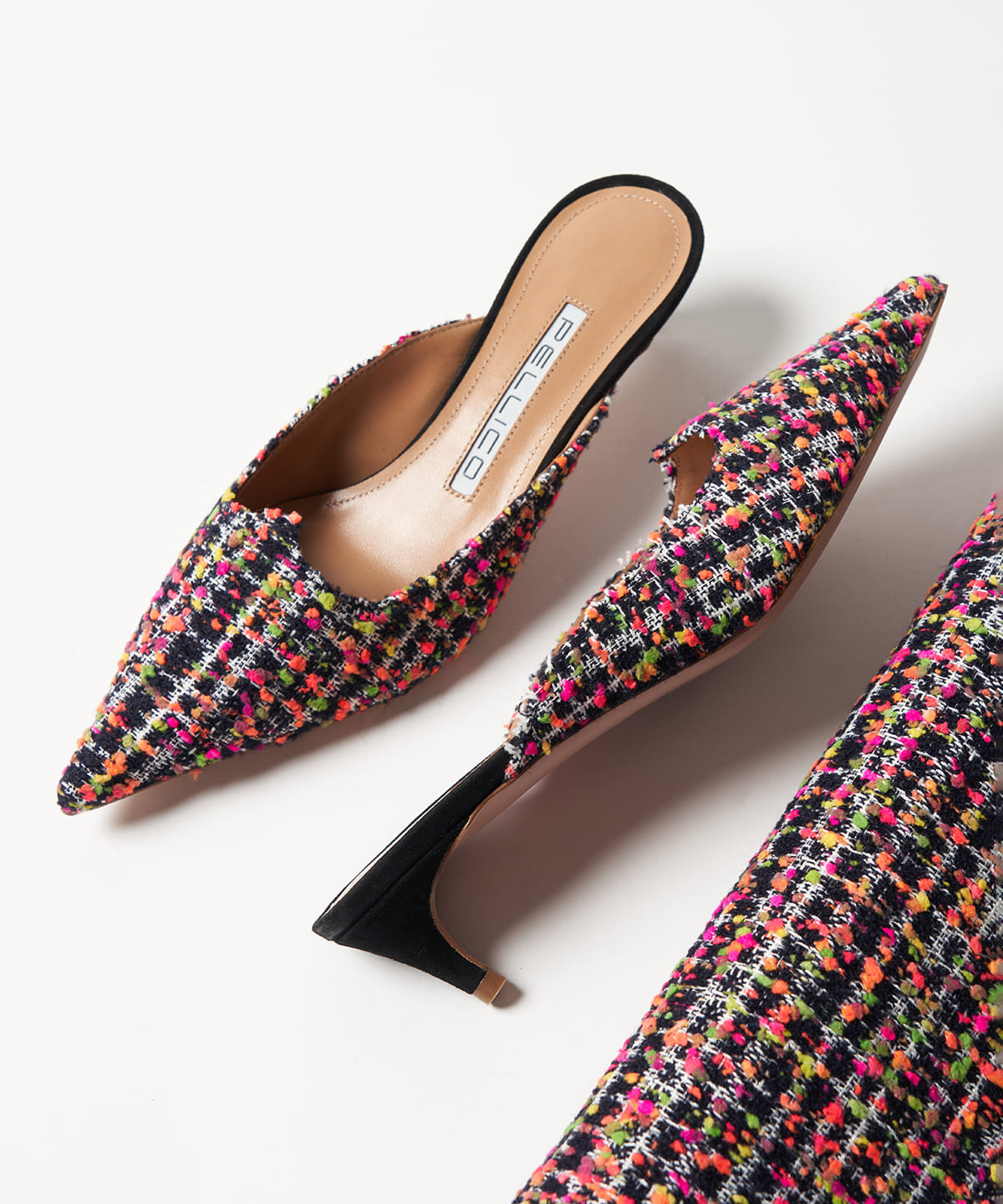 PELLICO ペリーコ / 20th CHECK ミュール シューズ WOMEN MULTI 36 PELLICO ペリーコ / 20th CHECK ミュール シューズ WOMEN MULTI 36