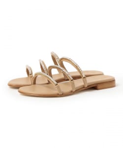 IL SANDALO OF CAPRI / ビジュー トリプルストラップ サンダル