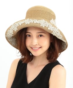 Athena New York / 別注 Mia フラワーハット