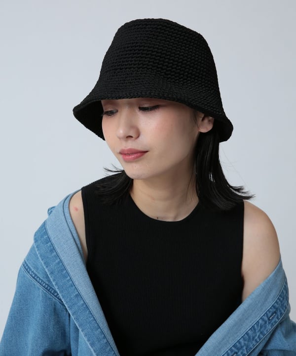 「nicholas daley」HAND KNITTED BUCKET HAT即支払いを検討してます