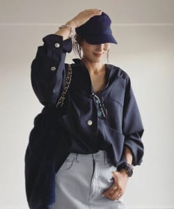 Editor坪田あさみ × woadblue × Demi-Luxe BEAMS / 別注 女裝 亞麻 LOGO棒球帽