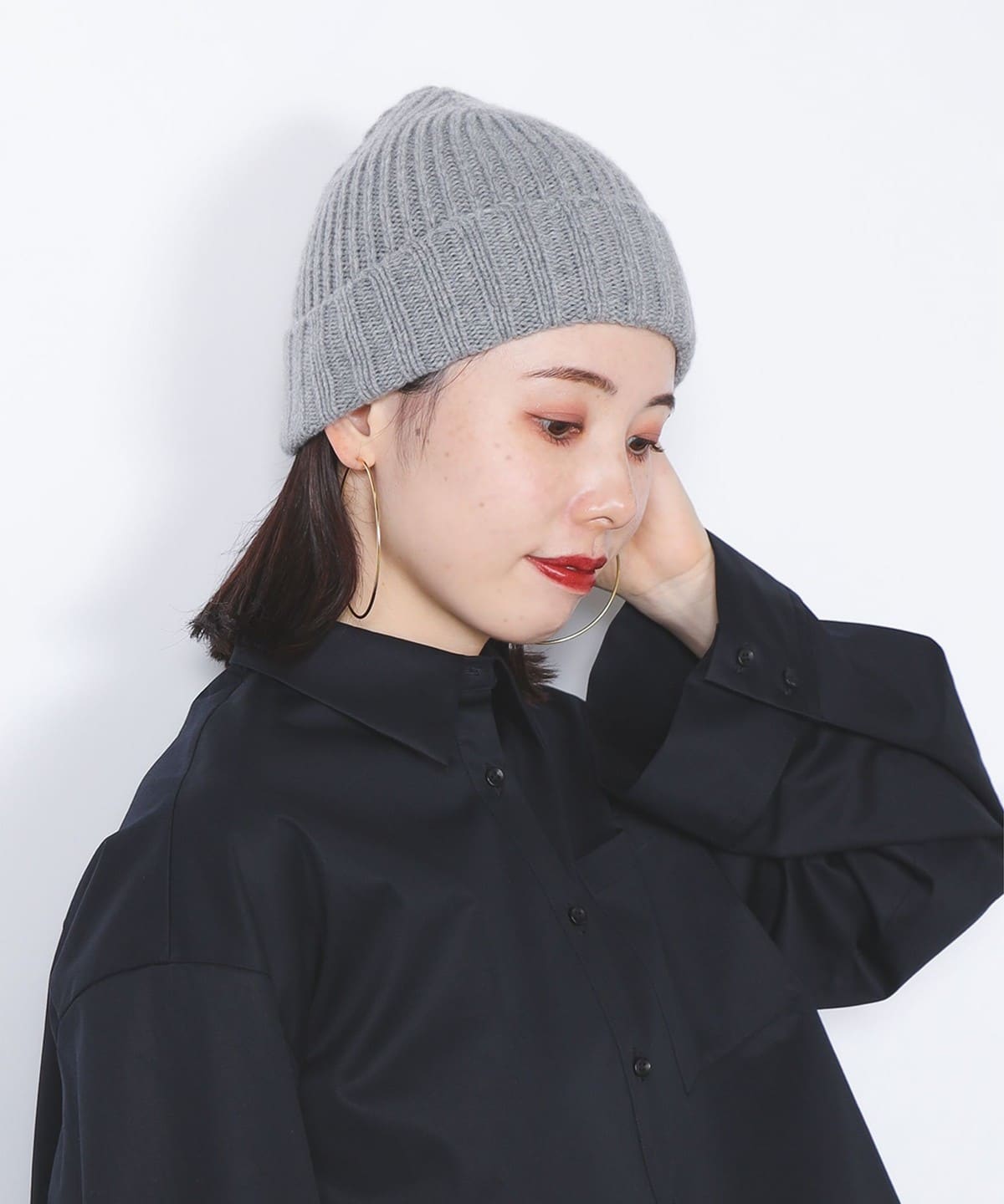 バーバリー カシミヤ90% ビーニー ニット帽 試着のみ美品 - メルカリ