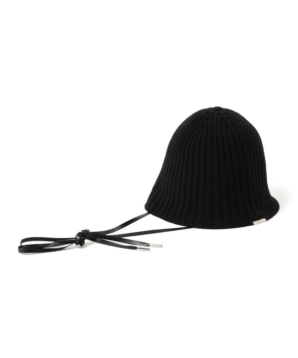 entwurfein Fillip.L black リブニットハット entwurfein Fillip.L black リブニットハット