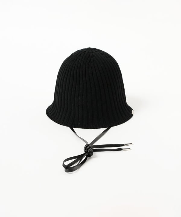 entwurfein Fillip.L black リブニットハット entwurfein Fillip.L black リブニットハット