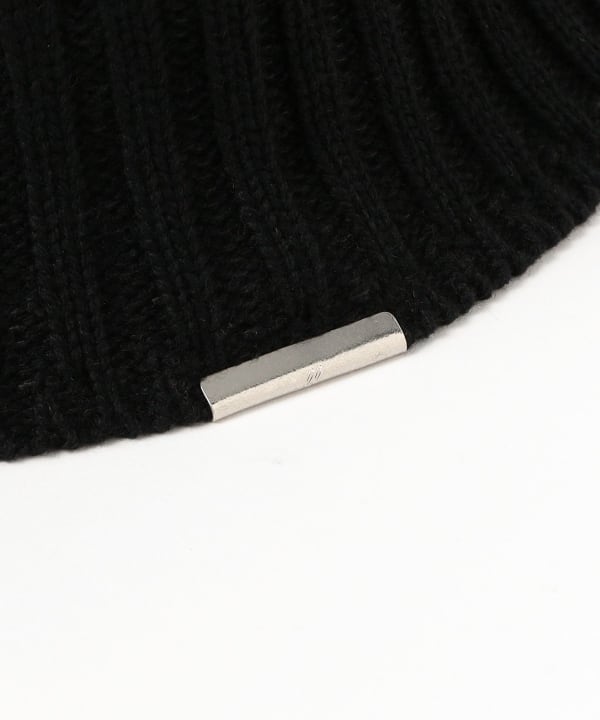 entwurfein Fillip.L black リブニットハット entwurfein Fillip.L black リブニットハット