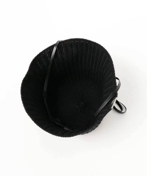 entwurfein Fillip.L black リブニットハット entwurfein Fillip.L black リブニットハット entwurfein Fillip