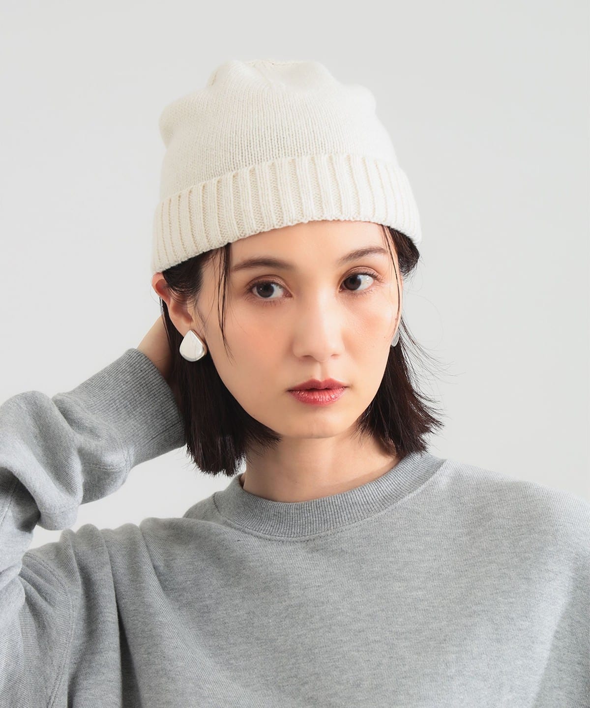 Demi-Luxe BEAMS（デミルクス ビームス）GRILLO / カシミヤ混 ビーニー