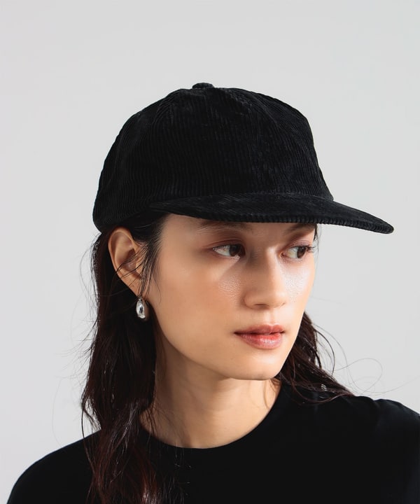 〈WOMEN〉KIJIMA TAKAYUKI / コーデュロイ バックスリット 6パネル キャップ