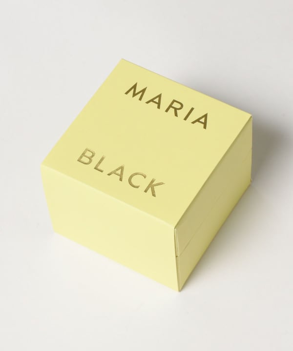 MARIA BLACK / SENORITA ペア フープピアス 25mm イエローゴールド