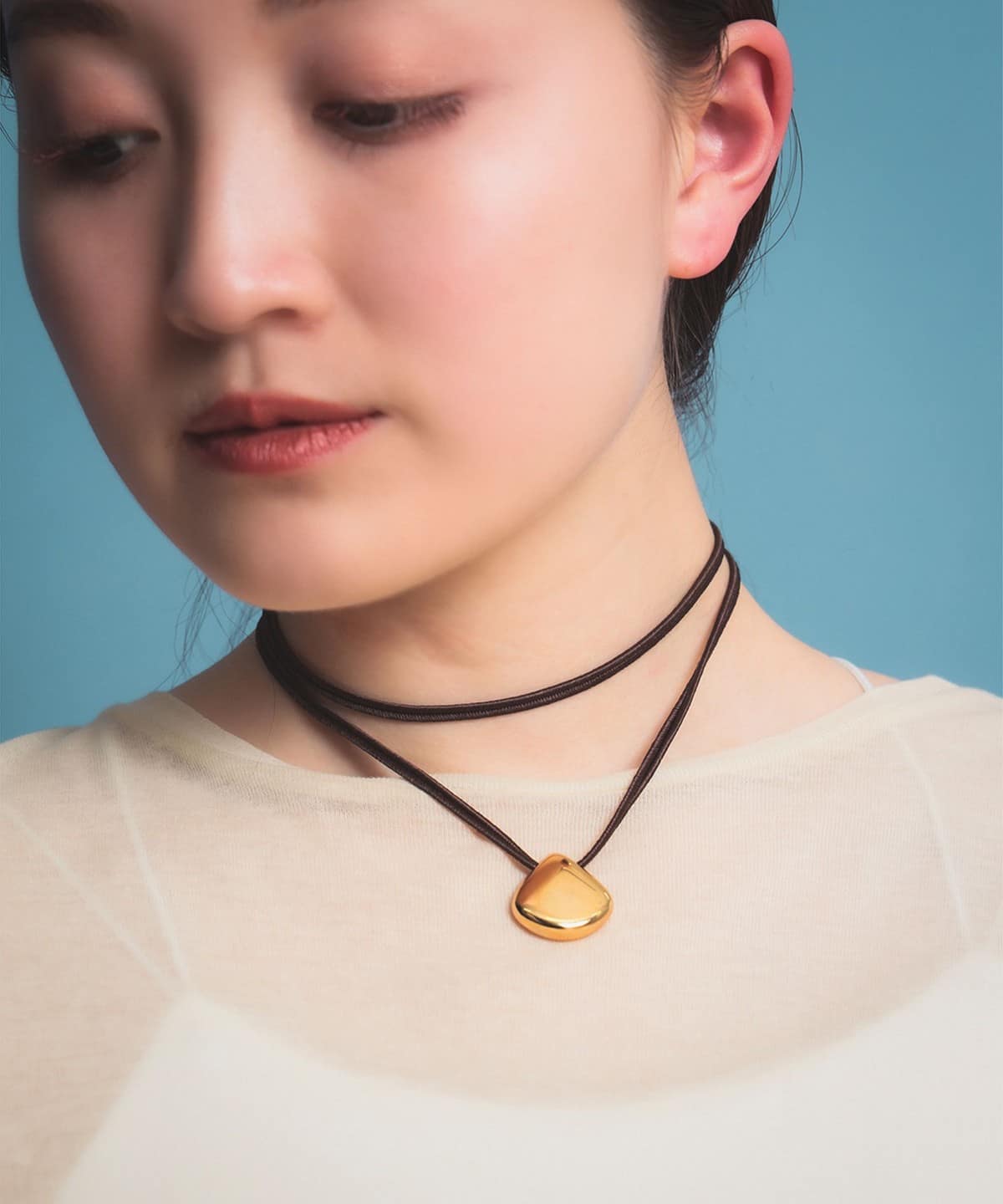 PHILIPPE AUDIBERT MiniKiva ネックレス ゴールド Demi-Luxe BEAMS（デミルクス ビームス）PHILIPPE AUDIBERT