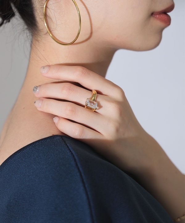 MARIA BLACK オモテサンドウ サイダー リング (シルバー) MARIA BLACK(マリア ブラック) | オモテサンドウ サイダー