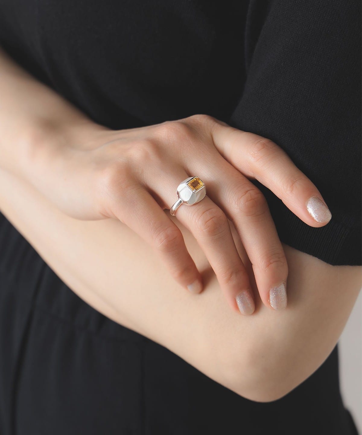 PLOW プロウ / カモミール シトリン リング アクセサリー WOMEN SILVER 13号 PLOW プロウ / カモミール シトリン リング アクセサリー WOMEN SILVER 13号