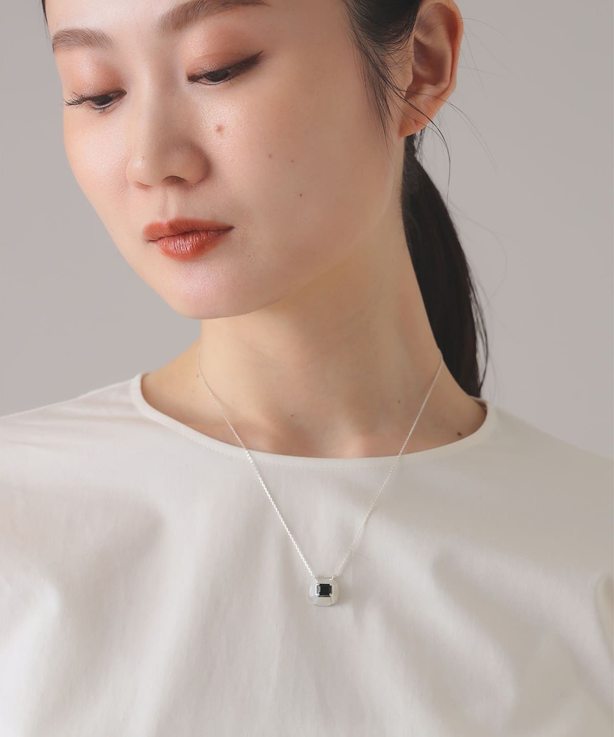 PLOW プロウ / カモミール オニキス ネックレス アクセサリー WOMEN SILVER ONE SIZE PLOW プロウ / カモミール オニキス ネックレス アクセサリー WOMEN SILVER ONE SIZE