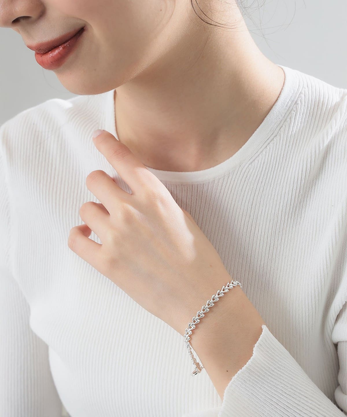 quip queint / ヘリンボーン S ブレスレット アクセサリー WOMEN SILVER ONE SIZE quip queint / ヘリンボーン S ブレスレット アクセサリー WOMEN SILVER ONE SIZE