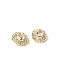 shoko yamabuki accessories / ガラスラウンド イヤリング