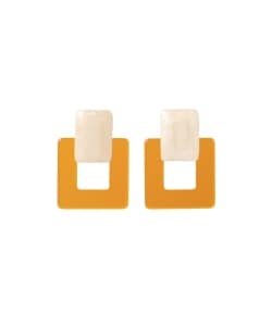 baebae / クリアスクエア イヤリング