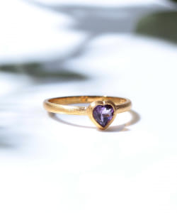 Fruitsjolie / アメジスト ハート リング