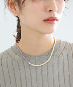 Dough. × Demi-Luxe BEAMS / 別注 2トーンビーズネックレス 40cm